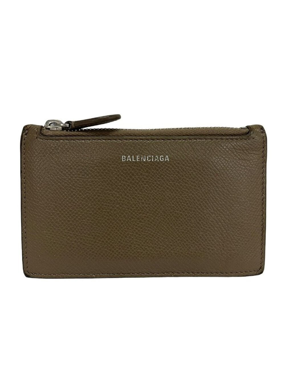 Balenciaga Coin Purse Etaupe with Card Case Leather